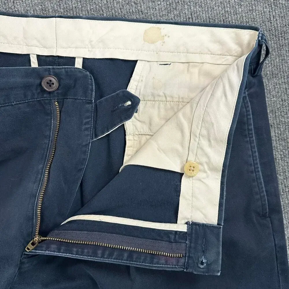 Polo Ralph Lauren Men’s Ethan Pant Vtg 90's Cuffed Pleated Preppy Chinos 40x32